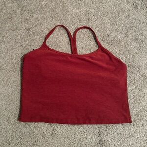 Beyond Yoga burnt orange Spacedye crop tank